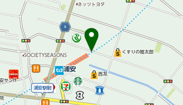 サイカパーク浦安駅駐輪場の地図画像