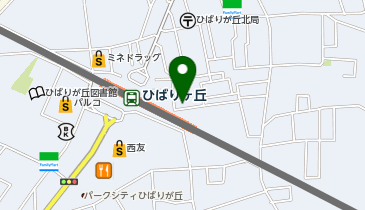 サイカパークひばりケ丘駅駐輪場の地図画像