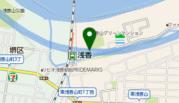 (堺市営)浅香駅前自転車等駐車場の地図画像