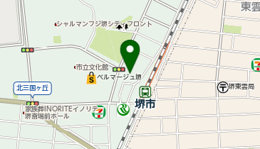 (堺市営)堺市駅前自転車等駐車場の地図画像