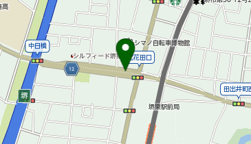(堺市営)堺東駅前自転車等駐車場の地図画像