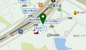 (堺市営)泉ケ丘駅前自転車等駐車場の地図画像