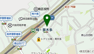 (堺市営)栂・美木多駅前自転車等駐車場の地図画像