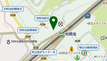(堺市営)光明池駅前自転車等駐車場の地図画像