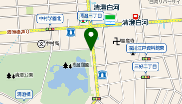 江東区立 清澄白河駅地下自転車駐車場の地図画像