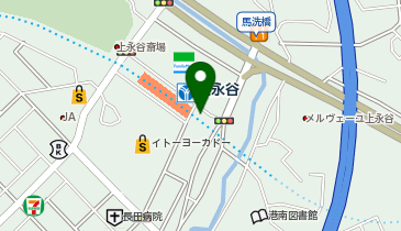 上永谷駅駐輪場の地図画像