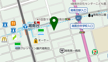 サイカパーク そうてつローゼン湘南台店駐輪場の地図画像
