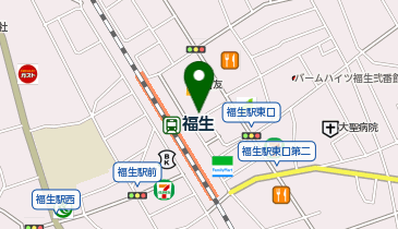 サイカパーク 西友福生店駐輪場 Aエリアの地図画像