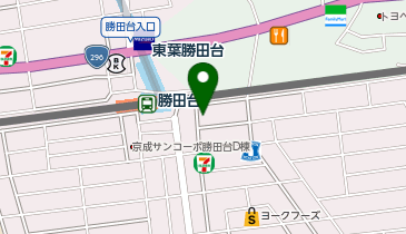 サイクルステーション 勝田台時間貸し駐輪場 Aエリアの地図画像