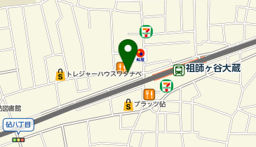 サイカパーク りそな銀行祖師谷支店特約駐輪場の地図画像