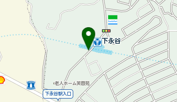 下永谷駅駐輪場の地図画像