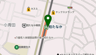 柏たなか駅第一駐輪場の地図画像