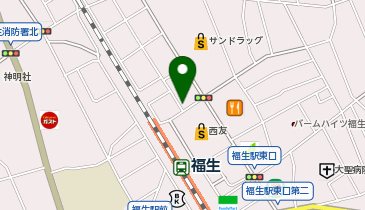 サイカパーク 西友福生店駐輪場 Cエリアの地図画像