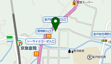 京急富岡駅第2駐輪場の地図画像