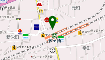 サイカパーク ラスカ茅ケ崎店北口自転車駐輪場の地図画像