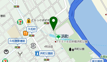 中央区立浜町公園地下駐輪場の地図画像
