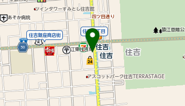 江東区立住吉駅地下自転車駐車場の地図画像