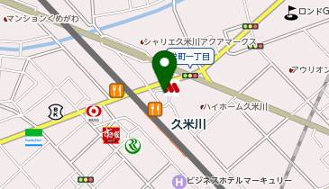 久米川駅北口地下駐輪場の地図画像