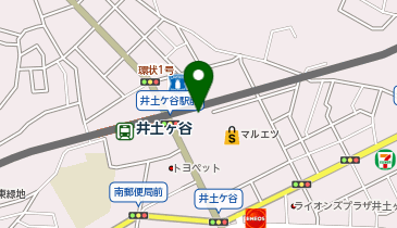 井土ケ谷駅駐輪場の地図画像