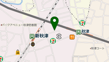 新秋津駅第1駐輪場の地図画像