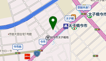 太子橋今市駅自転車駐車場の地図画像