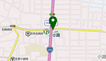 小路駅自転車駐車場の地図画像