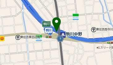 駒川中野駅自転車駐車場の地図画像