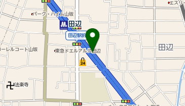 田辺駅自転車駐車場の地図画像