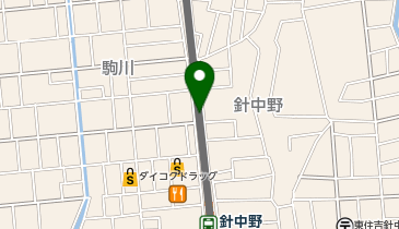 針中野駅自転車駐車場の地図画像