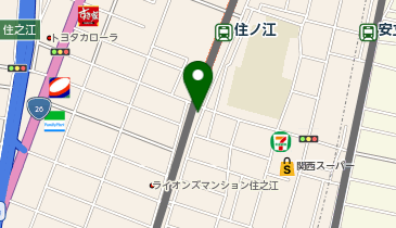 住ノ江駅自転車駐車場の地図画像