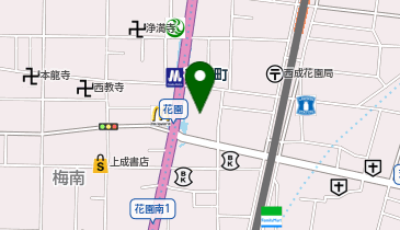 花園町駅自転車駐車場の地図画像