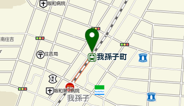 我孫子町駅自転車駐車場の地図画像