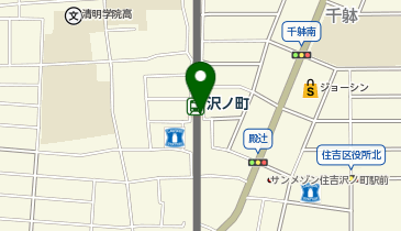 沢ノ町駅自転車駐車場の地図画像