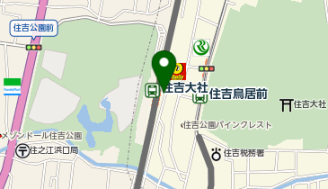 住吉大社駅自転車駐車場の地図画像