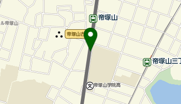 帝塚山駅自転車駐車場の地図画像