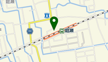 庭瀬駐輪場の地図画像