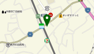 杉田駅駐輪場の地図画像