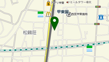 【西宮市】阪急甲東園東第5駐輪場の地図画像