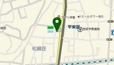 【西宮市】阪急甲東園西第2駐輪場の地図画像