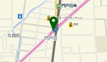 【西宮市】阪急門戸厄神西駐輪場の地図画像