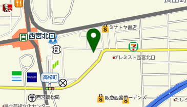 【西宮市】阪急西宮北口南東第1(イ)駐輪場の地図画像