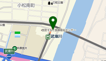 【西宮市】阪神武庫川第1駐輪場の地図画像