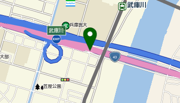 【西宮市】阪神武庫川第5駐輪場の地図画像