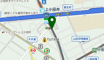 上小田井南駐輪場の地図画像