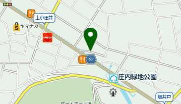 庄内緑地公園北駐輪場の地図画像