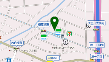 原駅駐輪場の地図画像