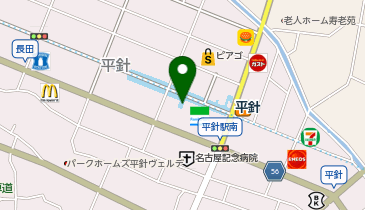 平針駅駐輪場の地図画像