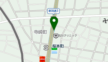 桜本町駐輪場の地図画像