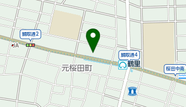 鶴里駐輪場の地図画像