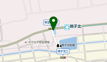 相川西駐輪場の地図画像